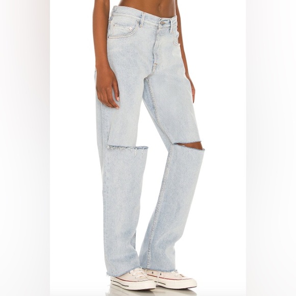 GRLFRND Bella Low Rise Boyfriend Jeans Bella Hadid Luxury Denim color: Echo Park - Picture 4 of 5